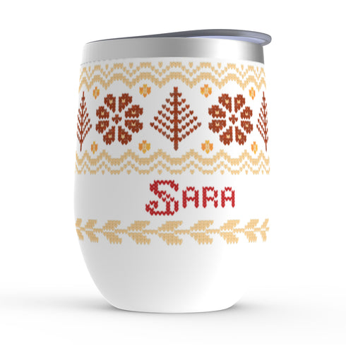 Autumnal Forest Stemless Wine Tumblers